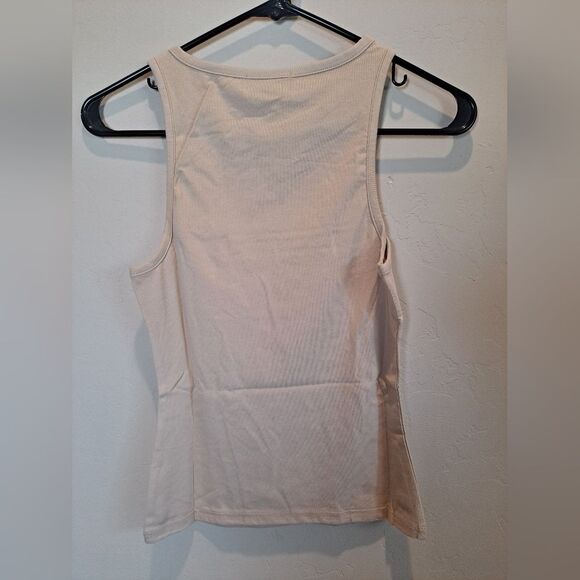 We Wore What Cotton Jersey Tank in Beige – NWT – Size Small - Picture 7 of 7